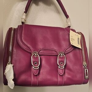 Cole Haan alexa tote purple